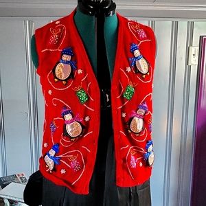 Vintage Christmas Vest